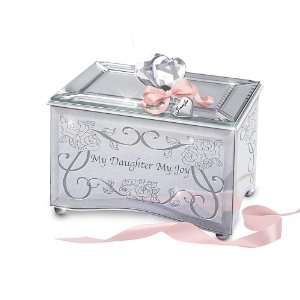   Personalized Mirrored Music Box: My Daughter, My Joy: Kitchen & Dining