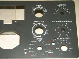 Here you have the Front Face Plate For a Yaesu FT  101EX Radio, This 