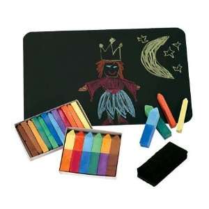  Vibrantly Colored Chalk, in Flipper Sticks: Toys & Games