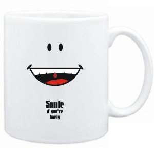  Mug White  Smile if youre lively  Adjetives