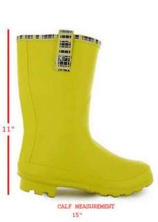 NEW LADIES RUBBER WELLINGTON SNOW WELLY BOOTS SIZES 3 8  