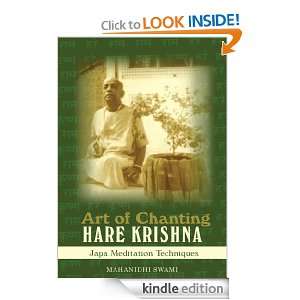 Art of Chanting Hare Krishna Mahanidhi Swami  Kindle 