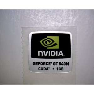  NVIDIA GEFORCE GT 540M CUDA 1GB Logo Stickers Badge for 