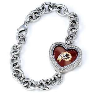  Ladies NFL Washington Redskins Heart Watch: Jewelry
