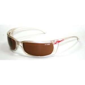  Arnette Sunglasses Slide Metal Light Brown with Red 