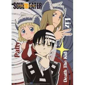  Soul Eater Death The Kid Liz And Patti Wall Scroll Toys & Games