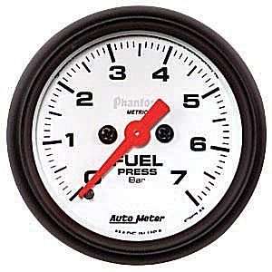    Auto Meter Phantom Fuel Pressure Gauge   5763 M: Automotive