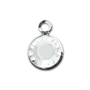  57700 6mm Silver Plated Channel Drop Crystal Arts, Crafts 