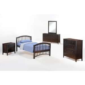 Night & Day Zest Molasses Bedroom Set in Cherry