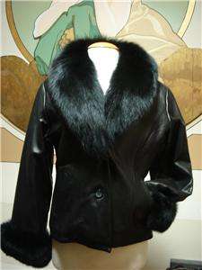 Ladies Leather Jacket Sizes: L, XL, 2XL, 3XL Black  