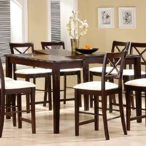  Cappuccino Finish Dining Table CO 5846: Furniture & Decor