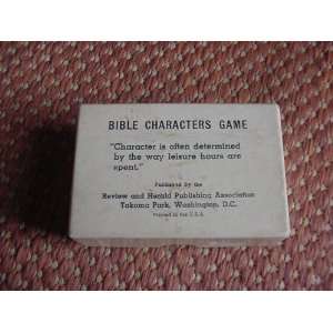  BIBLE CHARACTERS GAME FROM HERALD PUBLISHING   VINTAGE 