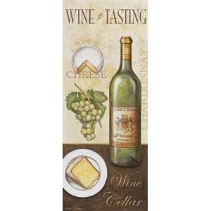  Wine Tasting II Finest LAMINATED Print John Zaccheo 8x20 