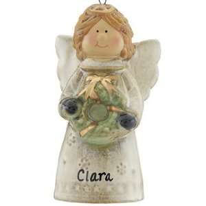  Personalized Angel Bell White Christmas Ornament