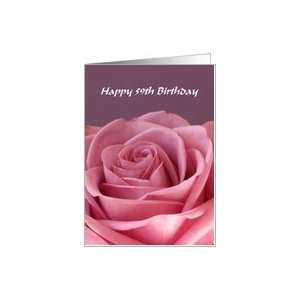  59th Birthday Card    Rose Card Toys & Games