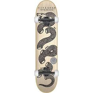  5BoroNYC Join Or Die Seal Complete Skateboard   8.0 Nat w 
