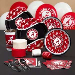    Alabama Crimson Tide College Party Pack for 16 Toys & Games