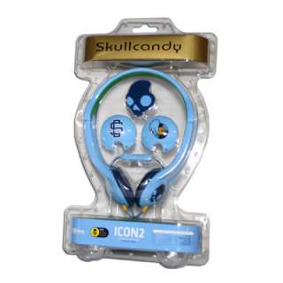 Skullcandy S5ITDY 126 Icon2 Over Ear Headphones w/ Microphone (Blue 