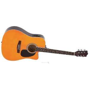  Best Quality 6 String Acoustic Elect Guitar By Maxam&trade 