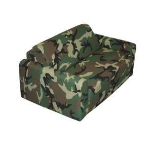  Kids Camouflage Sofa Chair Sleeper Foam Furniture: Home 