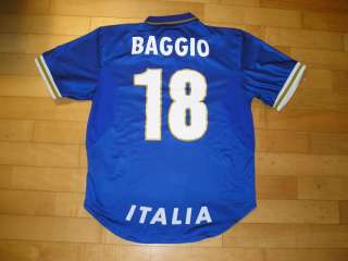 ITALY FOOTBALL SHIRT JERSEY ITALIA MAGLIA BAGGIO BRESCIA MILAN NIKE 
