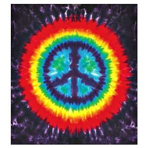  Tie   Dye Peace Sign Wonder Wall Tapestry: Everything Else