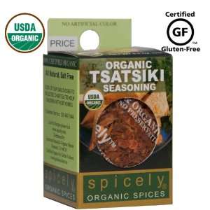Spicely 100% Organic and Certified Gluten Free, Tsatsiki Seasoning 
