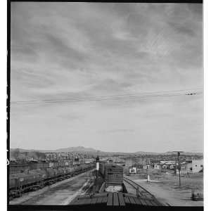   into the Atchison, Topeka and Santa Fe Railroad yard