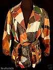 VINTAGE 1970S MUTICOLOR HOODED PATCH LEATHER JACKET  