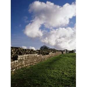 Roman Wall, Hadrians Wall, Unesco World Heritage Site, Birdoswald 