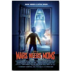  Mars Needs Moms Poster   Promo Flyer   11 X 17 Movie Seth 