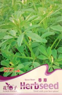 D009 Herb Seed Sieve Bean / Phaseolus lunatus seed pack  
