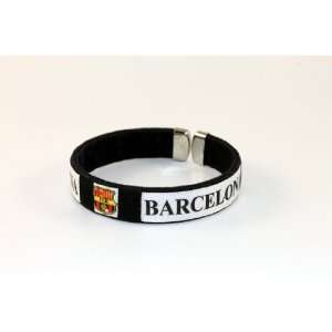  Barcelona Team Logo Spanish Soccer Bracelet Wristband 