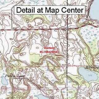  USGS Topographic Quadrangle Map   Banfield, Michigan 