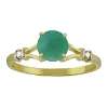 14k solid gold ring with natural diamonds emerald our price $ 216 15
