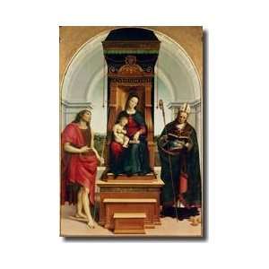   The Baptist And St Nicholas Of Bari 1505 Giclee Print