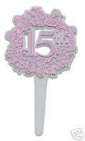 15th birthday cupcake supplies favors party anniversary  