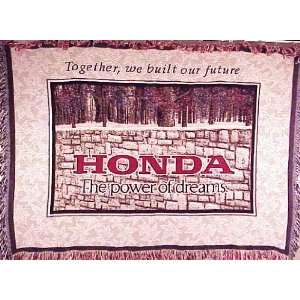  Honda The Power Of Dreams Throw Blanket