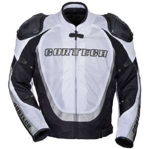   CORTECH HRX SERIES 2 MOTORCYCLE JACKET (XLARGE, WHITE/BLACK) Clothing
