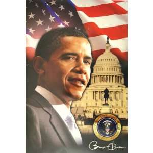  President Barack Obama Poster   The Presidential Seal 