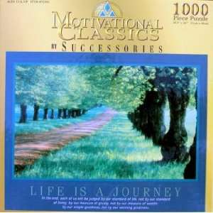   1000pc. Motivational Classics Puzzle Life is a Journey Toys & Games