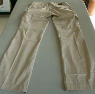 NWT LUCKY BRAND JEANS Cargo Pants Pick Tan Navy Brown  