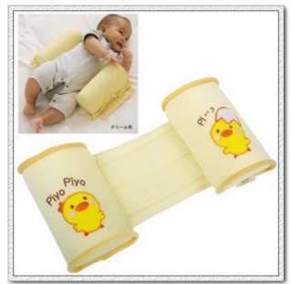 New Baby Anti Roll Pillow Sleep Positioner Pale Yellow  