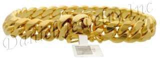 VIDEO BEST Miami Cuban Link Bracelet 9 8.5 8 7.5 7 14k gold 11mm 