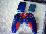 PS2 Console w/ Superman Skin 1 Original Sony Dualshock Controller