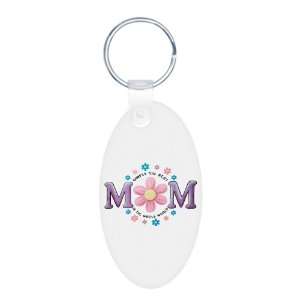   Oval Keychain Simply The Best MOM In The Whole World 