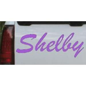  Shelby Car Window Wall Laptop Decal Sticker    Purple 58in 