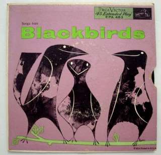 BLACKBIRDS Cab Calloway & Thelma Carpenter 45 RPM RCA  