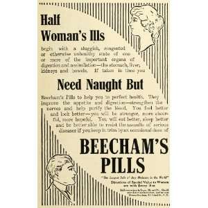  1914 Ad Thomas Beecham 417 Canal St. NY Pills Medicine 