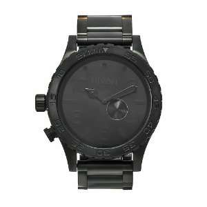   Nixon Mens A057 001 Stainless Steel Analog Black Dial Watch: Nixon